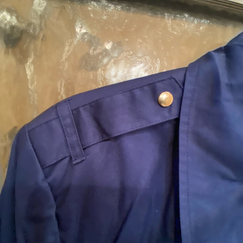 Navy Blue Spring Trench - Picture 5 of 13